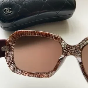 Chanel sunglasses 5146 brown CC logo, vintage Chanel sunglasses 5146 brown CC logo, vintage Sunglasses main image 3